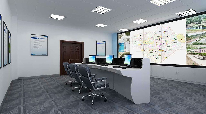 集中控制室效果圖1 集中控制室效果圖1