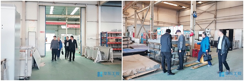 參觀柜殼生產車間 參觀柜殼生產車間